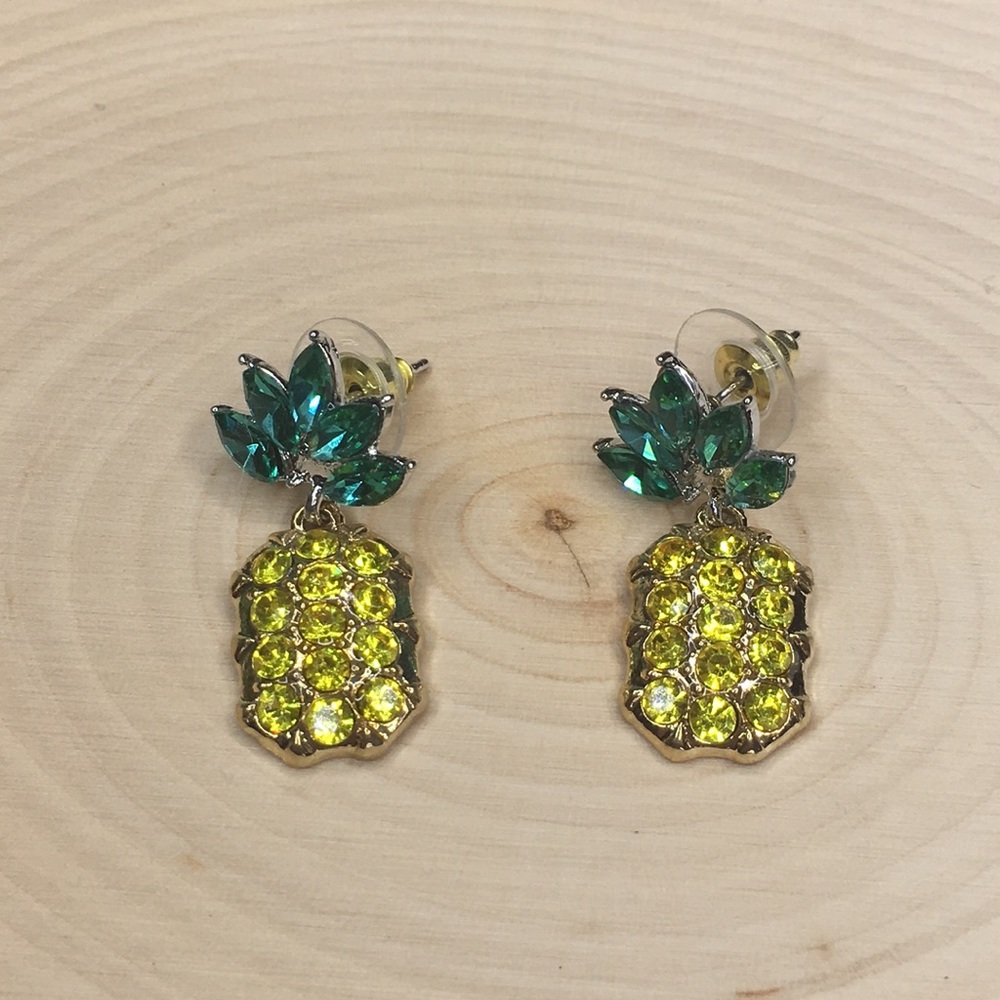 PINEAPPLE EARRINGS (E1) - Picture 4 of 7